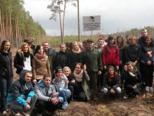 Sadzenie lasu w Nadleśnictwie Ostrołęka